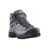 SALOMON X Ultra Pioneer Mid Gtx Lace-Up Slip-Resistant Durable Mid-Top Outdoor Functional Shoes Unisex Shoes Blue Black 471705