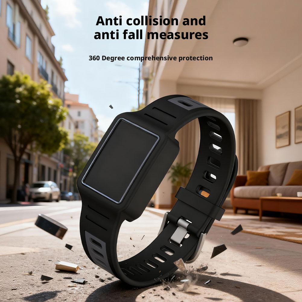 Silicone Strap For WHOOP 5.0 Fitness Tracker Waterproof Sweatproof Adjustable Band Durable Replacement Wristband For Sports