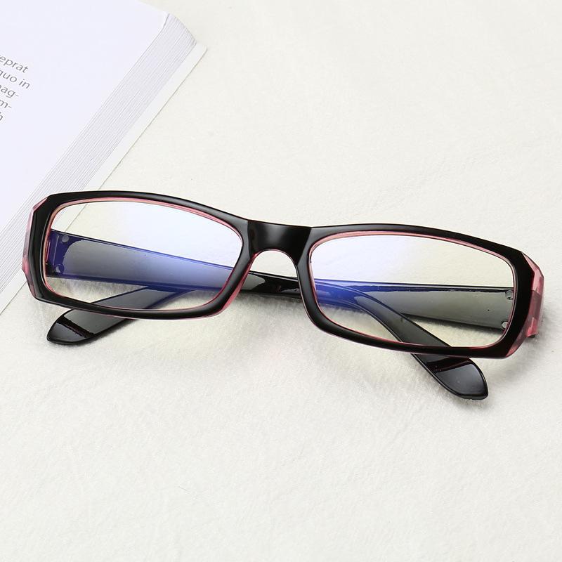 Korean Style Small Square Glasses Anti Blue Light Flat Glasses Fashionable Computer Glasses for Women Y2k Retro Eyewear