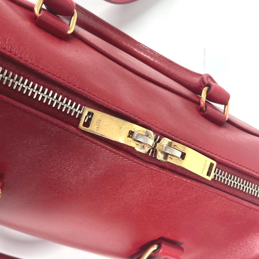 YVES SAINT LAURENT 330958 Baby Duffle Logo 2WAY Shoulder Bag Crossbody Hand Bag