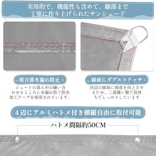 XiaZ Rain and Sun Shade Awning for Balcony, Privacy Screen, Water-Repellent, Waterproof Sunshade, UV Protection, 400D Polyester, Increased Strength, D