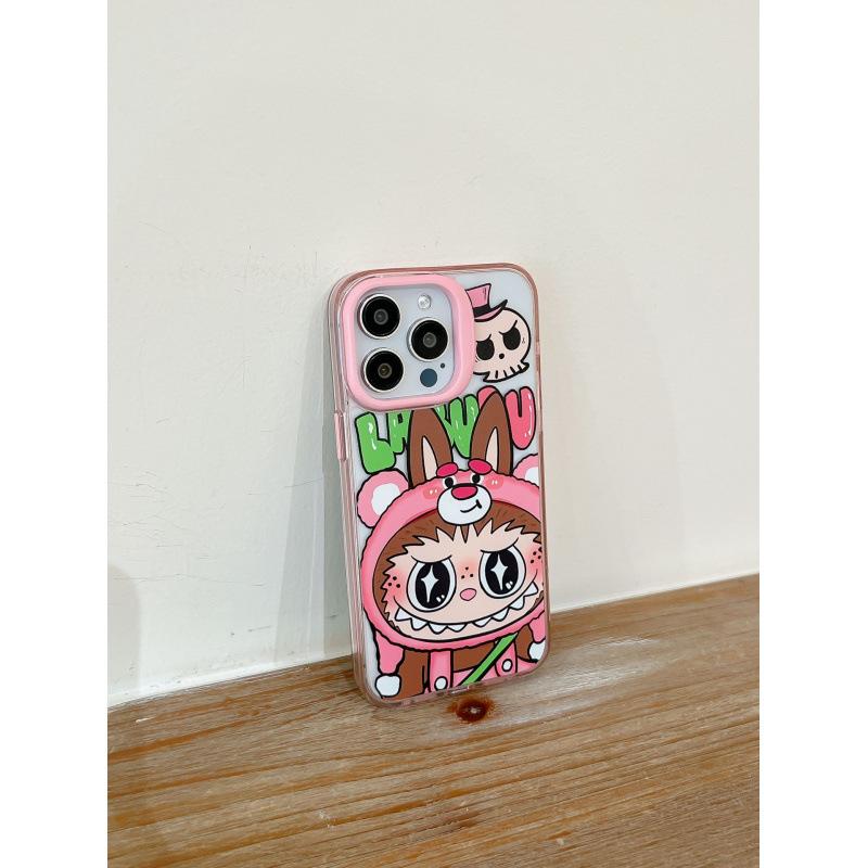 Oxygen Dog Cute Drag Rabub for Apple IPhone16promax Mobile Phone Case 15 Protective Case