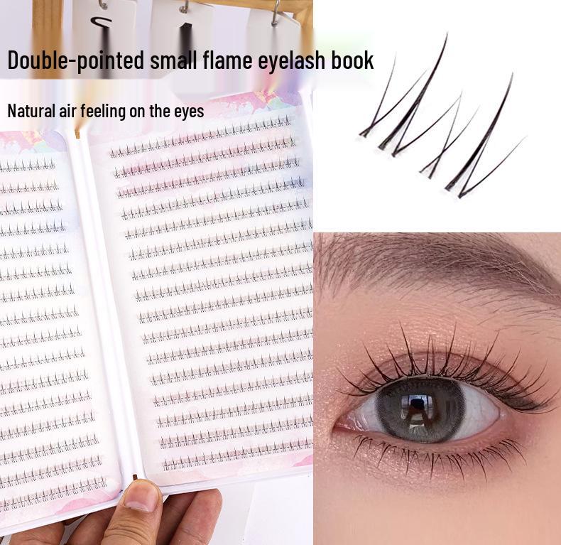 Lazy Trilogy Sunflower False Eyelashes: Pure Wild Fox Series, Little Devil & Small Flame Lower Lashes.