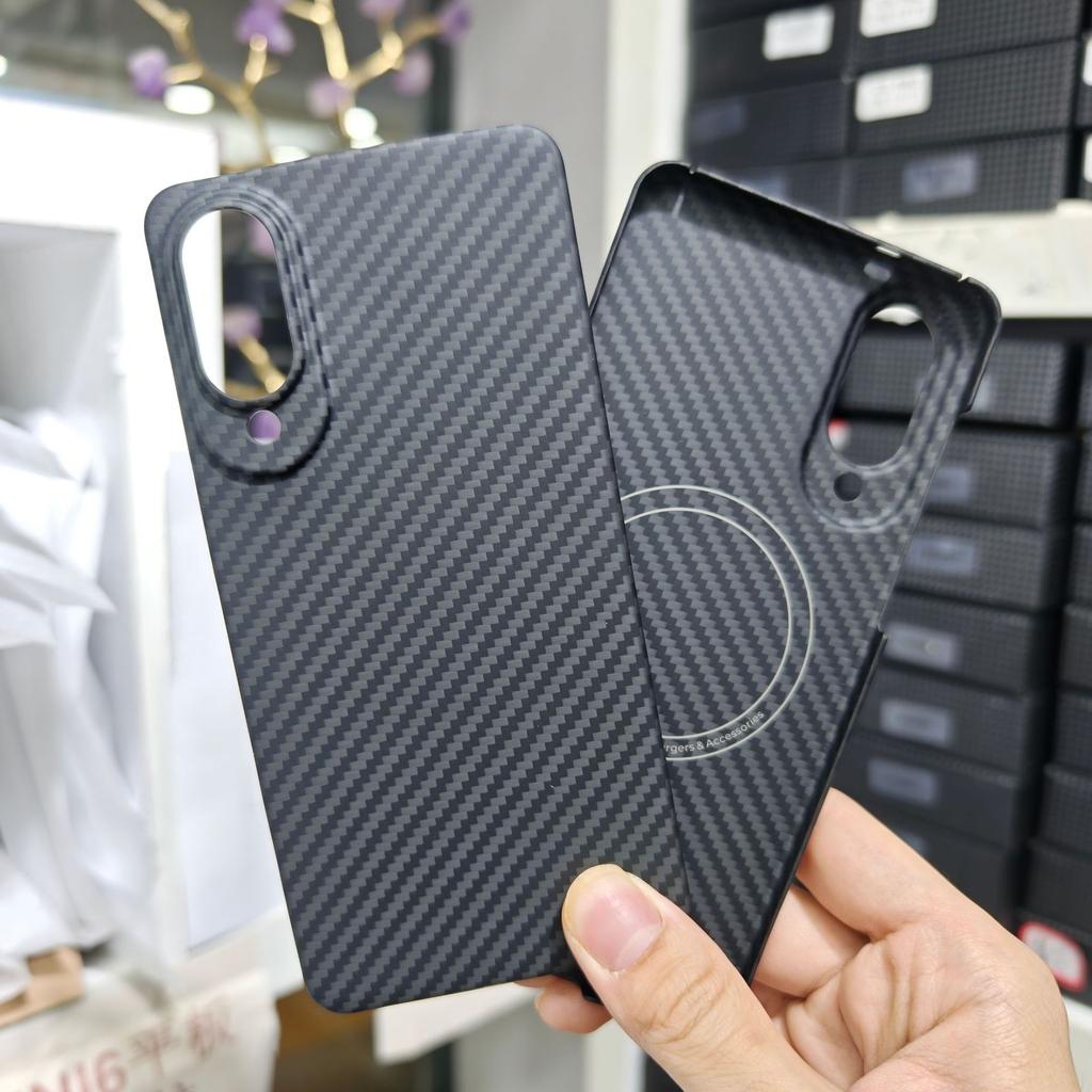 Luxury Business Design S25 Edge Aramid Real Carbon Fiber Case for Samsung S25Edge for Kevlar Mobile Protective Cover