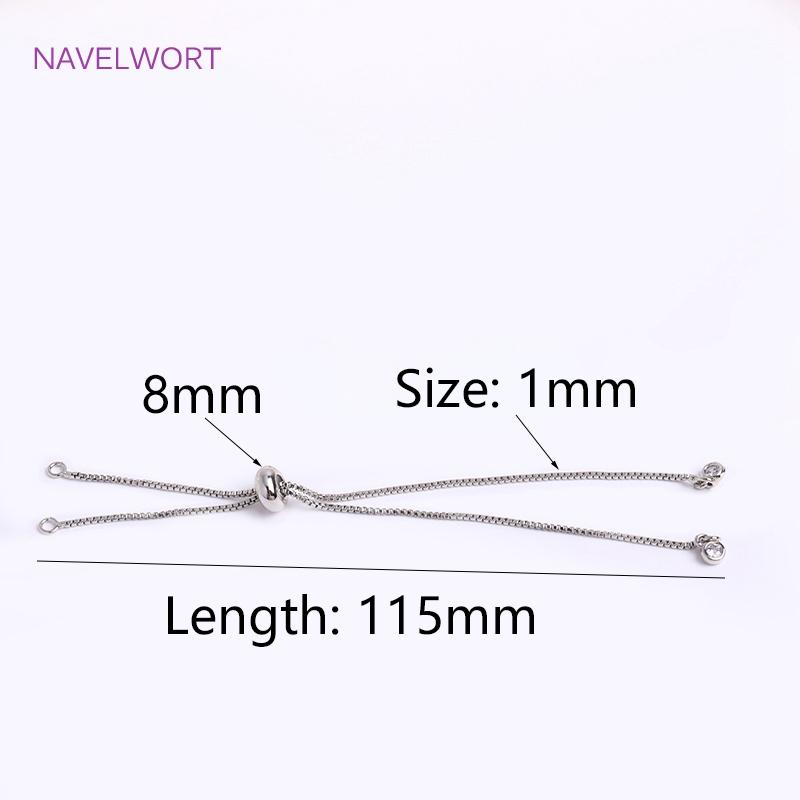 

Wholesale 18K Gold Plated 1.0mm Box Chain Bracelet Component,Brass Metal Bracelet Making Supplies Jewellery Making Supplies 2 pieces