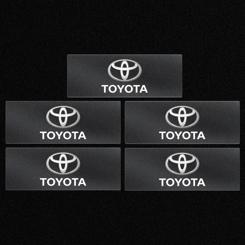 New Car Interior Sticker Central Control Decals Emblem Badge for Toyota TRD Logo Corolla Chr Avensis Yaris Camry Racing