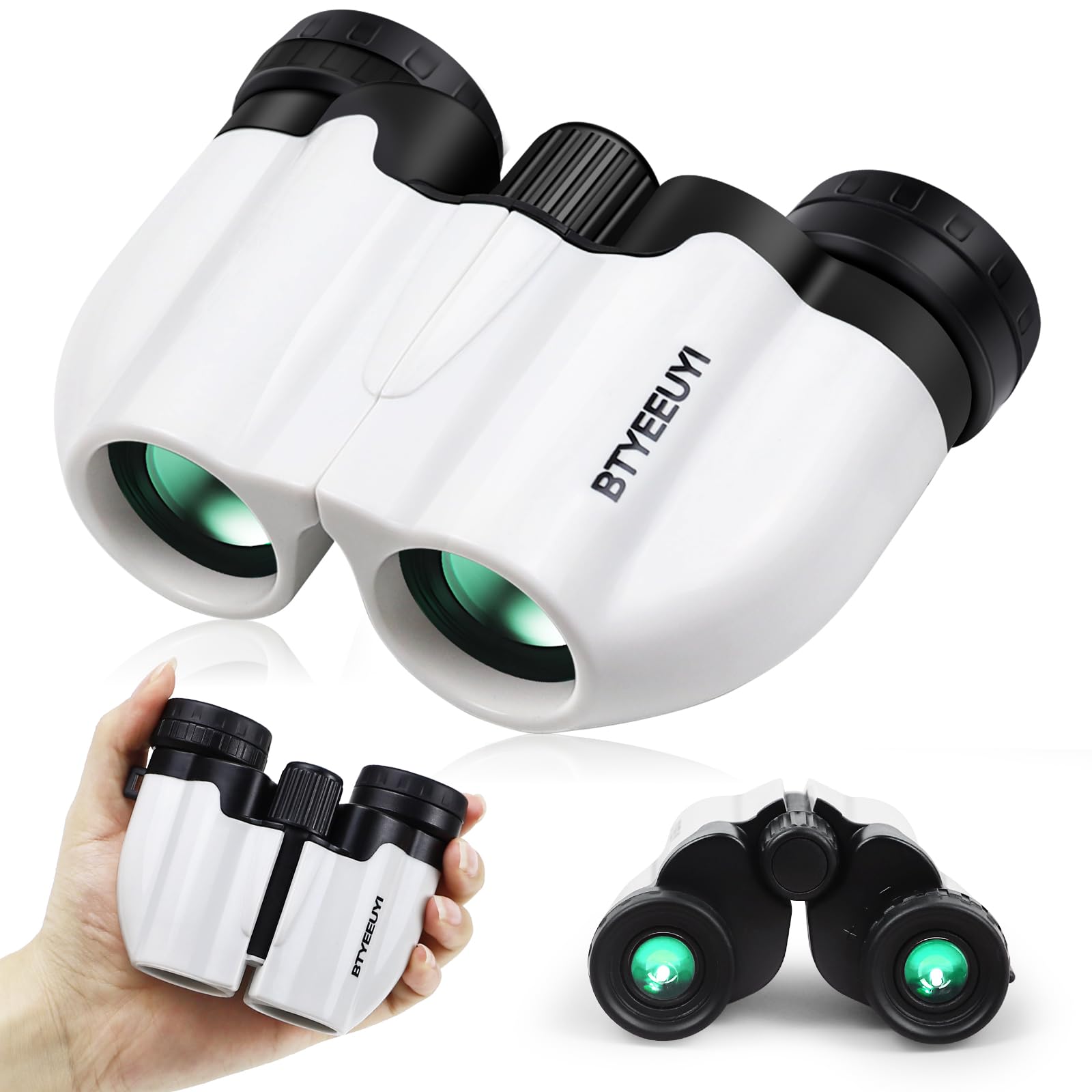

BTYEEUYI Binoculars for Live Performances, 20x Magnification, Anti-Vibration, Sports, and Concerts, Ultra-Lightweight, 142g, Compact, Waterproof,