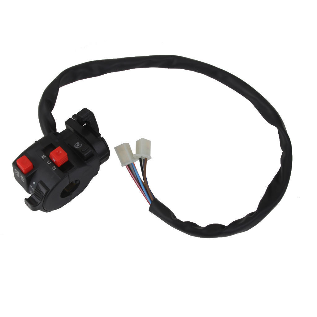 MagiDeal Bot/ón de Interruptor de Encendido//Apagado Parada Manillar 22mm para Dirtbike