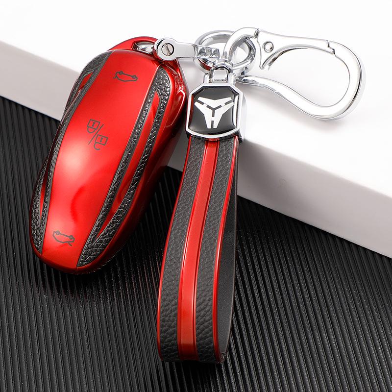 Tesla Model S/Model X/Model 3/Y Key Case Protective Shell with Buckle