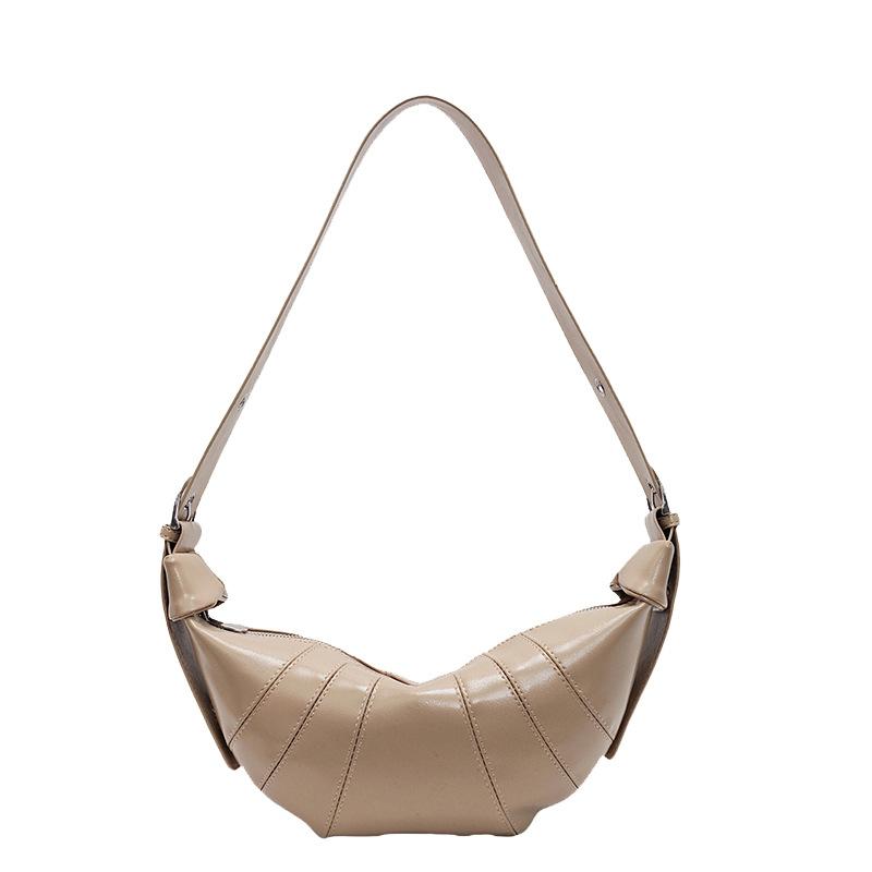 Niche horn bag women's new spring and summer fashion retro versatile underarm shoulder messenger bag