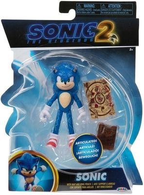 Sonic the Hedgehog 2 The Movie Movable Action Figure Collection Series 4-Inch (Sonic - 2).