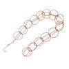 Rain Chain Ring Style Decorative Metal Gutter Rain Chain for Outdoor Garden Balconies Parks Round Ring