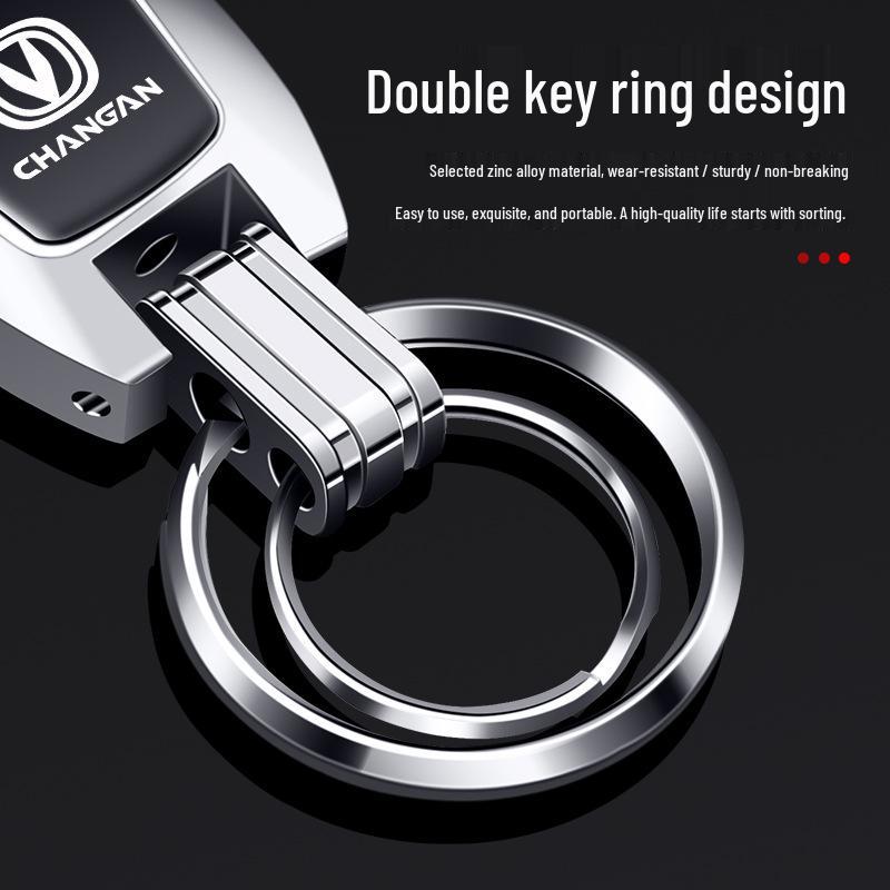 Zinc Alloy Keyring for Changan CS75 Plus / CS55 / Nuomi Yidong UINV Car