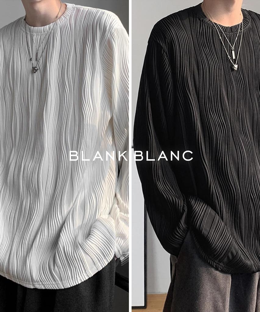 Wytnij i zszyj długi długi tryb okrągły miękki do długiego korpusu duży fajny uliczny duży licealny codzienny domowy ubiór ubranie do pokoju okrągły dekolt czarny [Pusty Pusty]