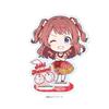 Gakuen Idolmaster 01 Saki Hanaumi Crepe Dress Ver. [Mini Character Illustration] Acrylic Stand Plate