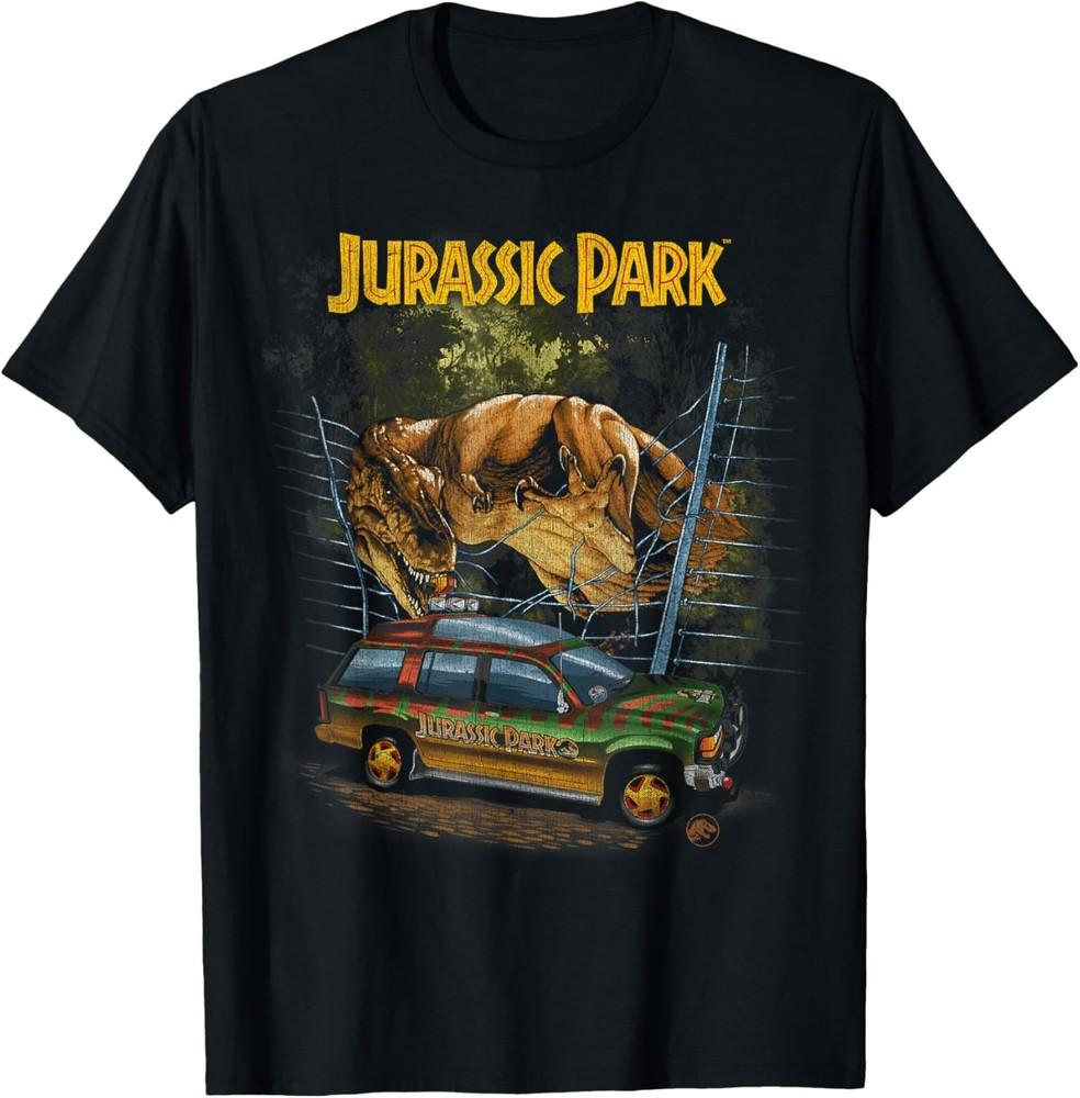 

Jurassic Park Vintage T-Rex Break Out T-Shirt Unisex T-Shirt XL