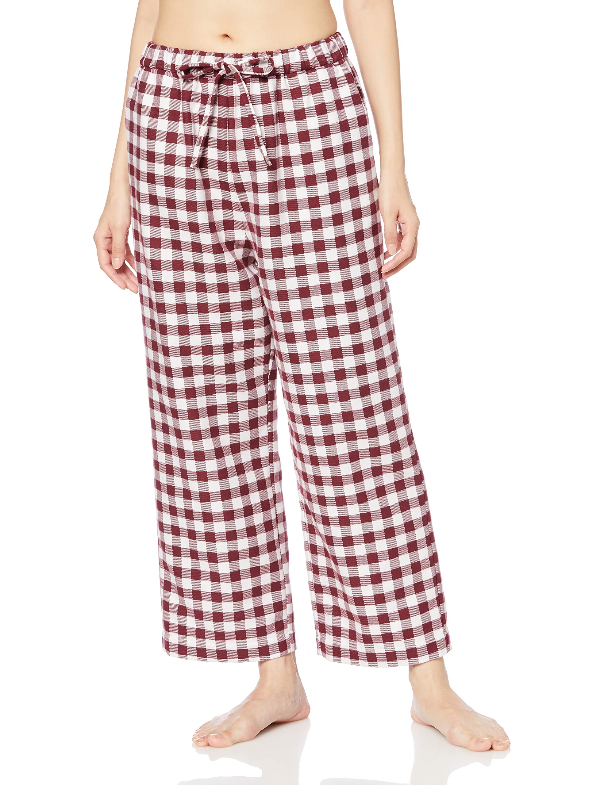 

Длинные брюки из фланели в клетку в клетку PWFP215264 RED F [Gelato Pique] женские красный