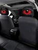 2Pc Red Evil Eye Car Headrest Covers – Funny & Stylish Seat Pillow Covers, a Practical Choice for Long Drives and Car Decoration