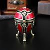 Egg-shaped Jewelry Box Creative Home Desktop Ornament Flip Cover Anti-gray Enamel Craft Storage Jewelry Box