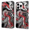 For iPhone 16 Pro Max Wallet Case Pattern Printing Stand Leather Flip Phone Cover