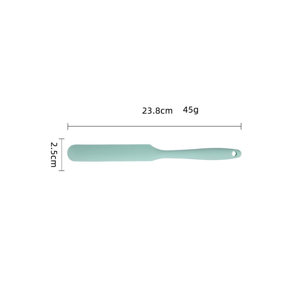 Kleiner All-in-One-Macarone-Silikon-Langspatel, Lebensmittelqualität, leicht zu reinigen, Creme-Langspatel, Haushalts-Backwerkzeug