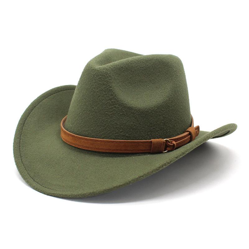Western Cowboy Hat With Satin Weave For Men And Women Summer Winter Sun Protection