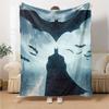 Batman Theme Printed Blanket - Perfect for Couch, Bed, Travel & Outdoor Use | Machine Washable, Cozy & Durable.