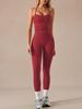 New yoga vest trousers set women's fitness nude quick-drying sports trousers sexy vest two-piece set