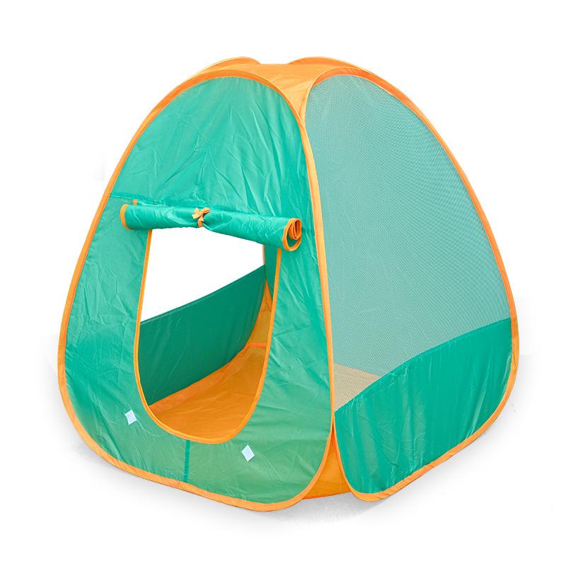 Kids' Multi-Color Foldable Playhouse Tent with Ball Pit