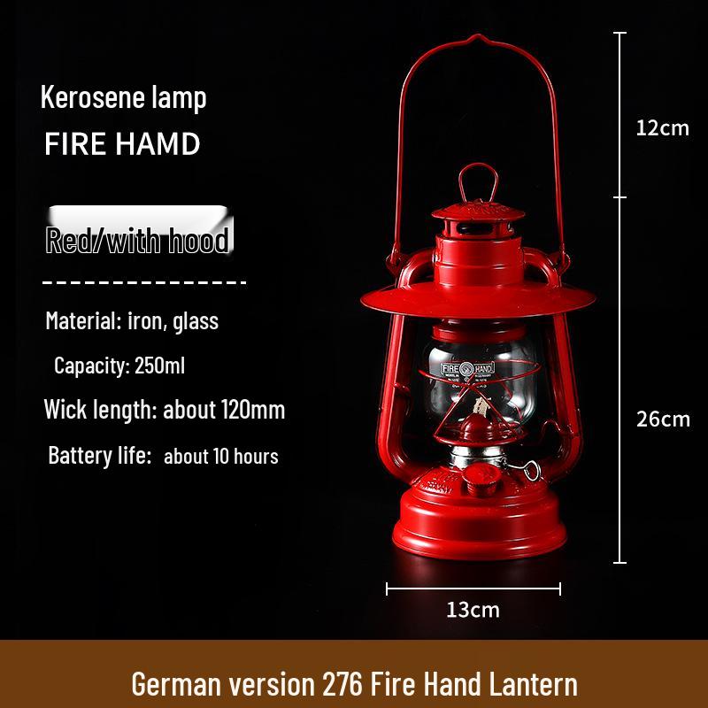 Cross 276 Retro Kerosene Camping Lantern: Outdoor Tent Atmosphere Light