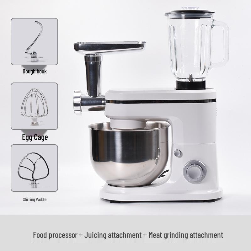 8L Multifunctional Kitchen Machine: Small Household Stand Mixer & Dough Kneader
