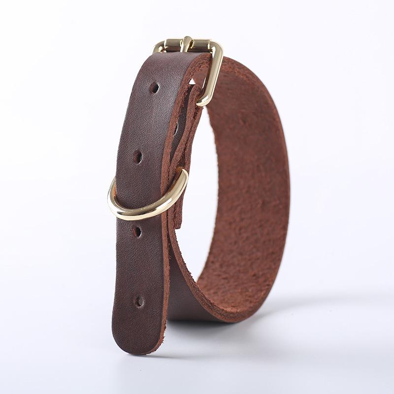 

Ошейник для щенка из коровьей кожи Ошейник для щенка Ошейник для собаки Грейхаунд Корги Ошейник для собаки-тедди Small