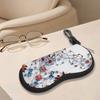 2D-Vintage Floral Printed Protective Sunglasses Case, Elegant Botanical Pattern Eyeglasses Storage Pouch, Lightweight Portable Eyewear Holder for Dail