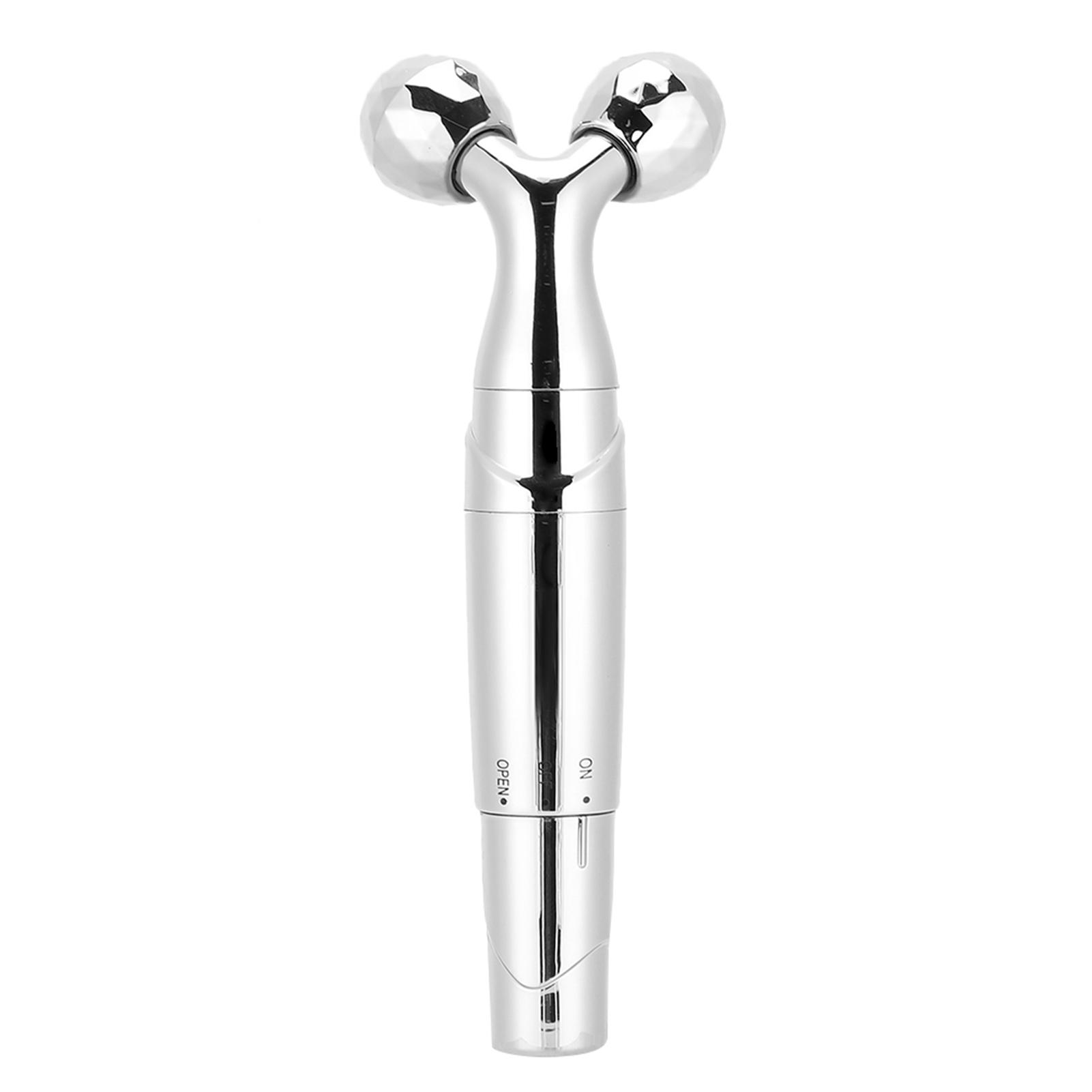 

Electric Face Roller Massager Anti‑Wrinkle Face Slimming Massage Instrument Silver
