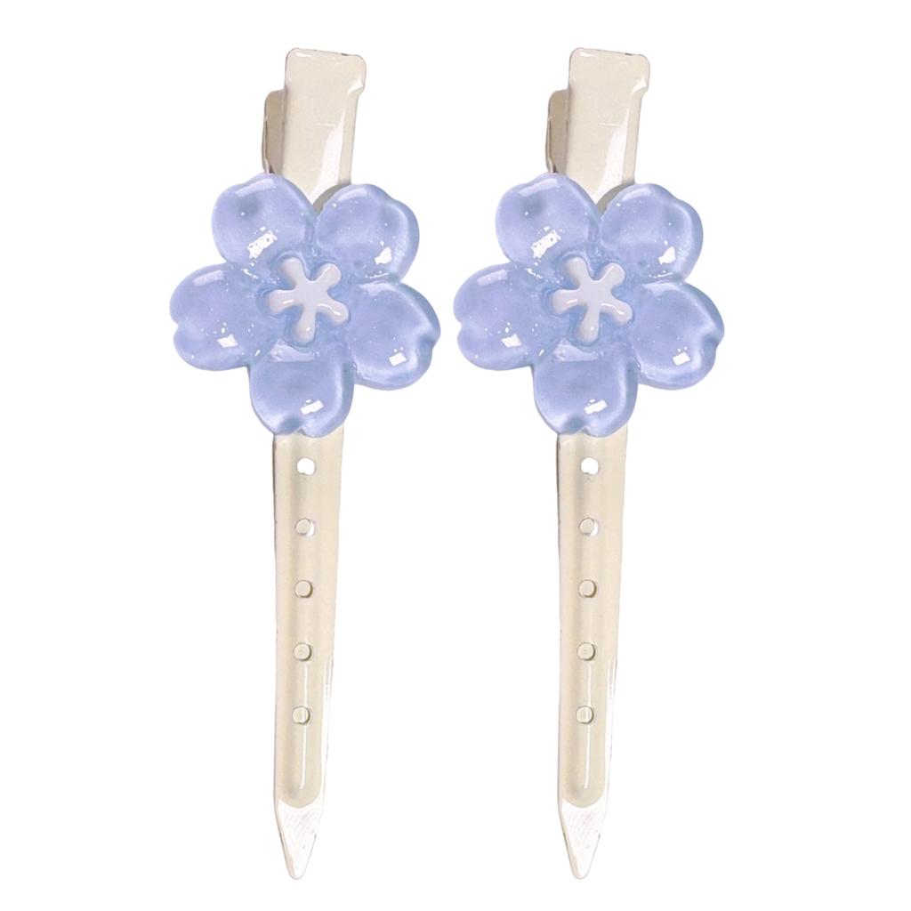 Sakura Flower Hair Clip For Girls Secure Hold Hairpin With Realistic Petals Comfortable Resin Design For Long Wear