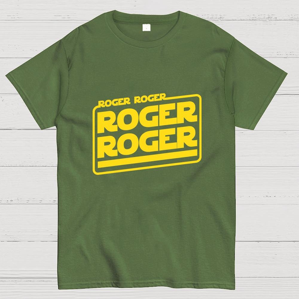 Roger Roger Cotton Casual Cool Loose T-Shirt