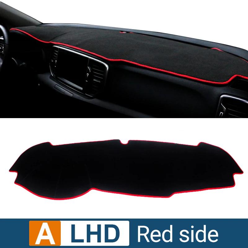 Car Dashboard Cover For Kia Sportage 4 QL 2016 2017 2018 trument Desk Sun Shade Mat Dash Non-slip Accessories