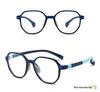 Children's Fashion Ultralight TR90 Two-Color Blue Light Blocking Prescription Eyeglass Frames