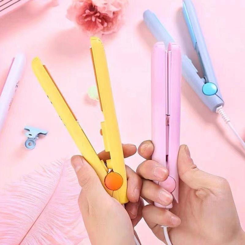 Hair Straightener Curling Iron Mini Ironing Board Hairdressing Tool Straight Curling Dual-Purpose Straightening Board Plywood