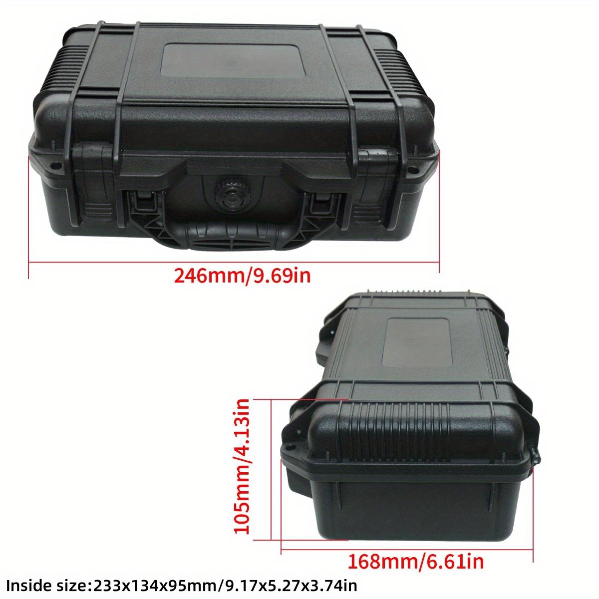 

Waterproof Hard Shell PP Suitcase Portable Wear-Resistant Shockproof Sponge Storage Box, Camera Sealed Safety Instrument Toolbox