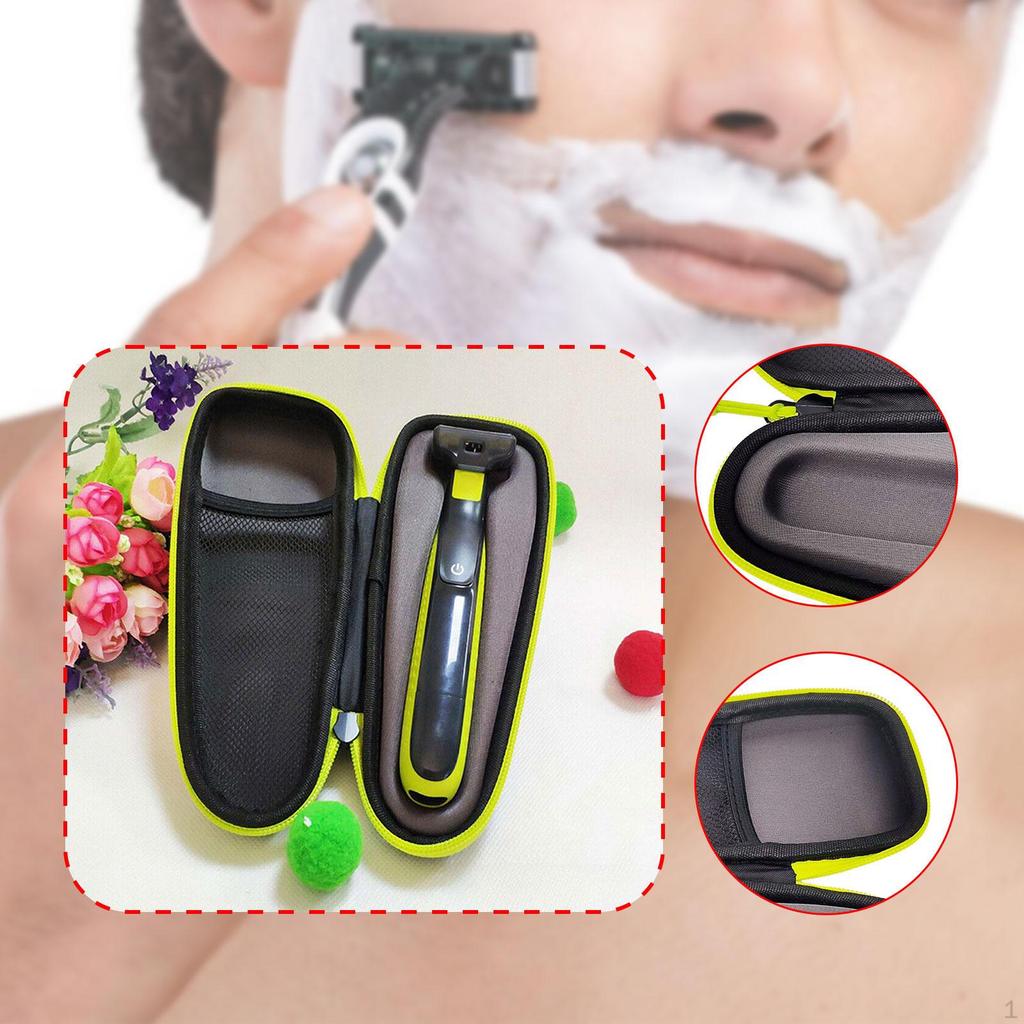 Pouzdro na holicí strojek Ochranná přenosná taška s kapsou ze síťoviny Snadno se přenáší Cestování