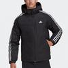 adidas Chaquetas de Plumas Hombre Negra con Capucha Chaqueta de Plumas Acolchada Moderada GF0098