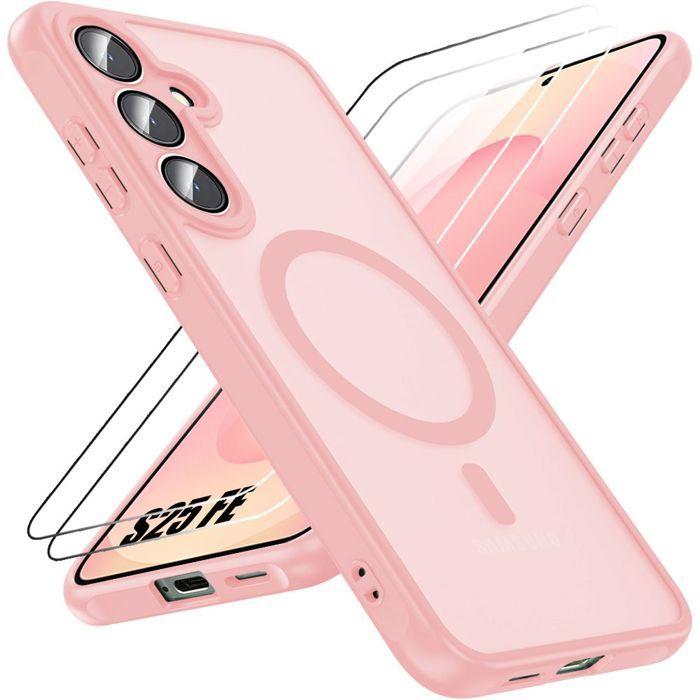 Coque de Protection - BOOLING - pour Samsung Galaxy S25 FE - Antichoc - Protection Caméra - Verres Trempés