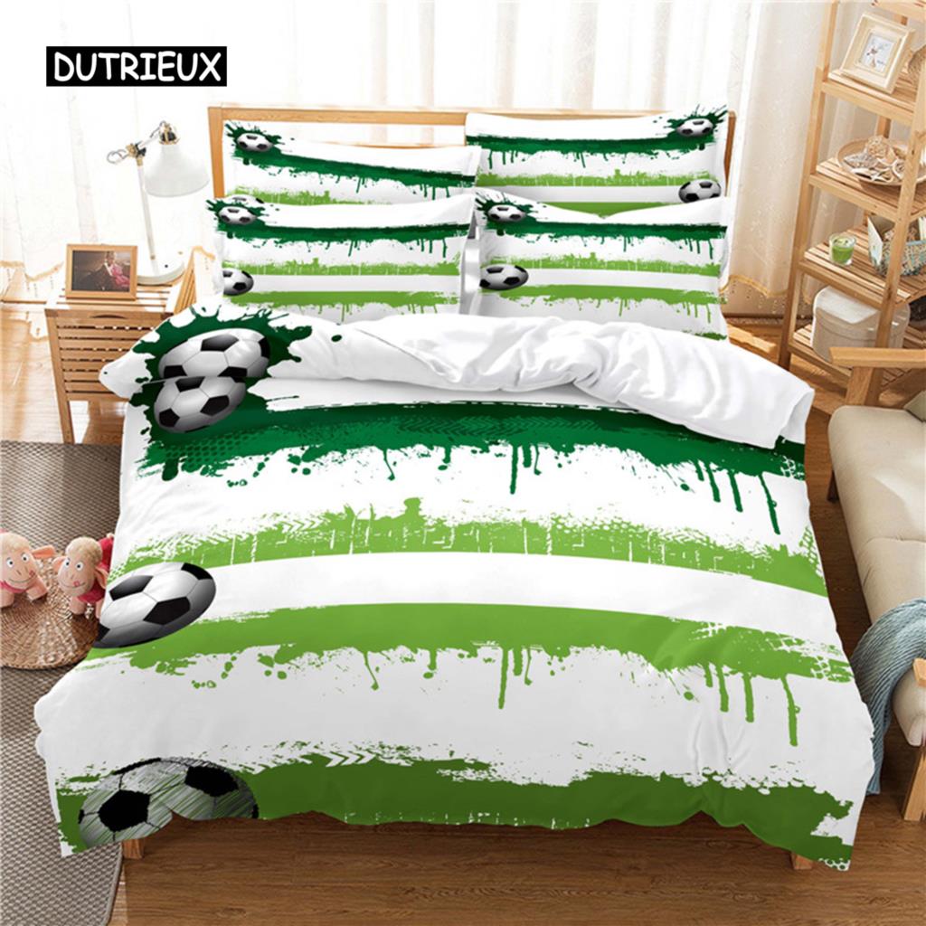 Athletic Sports Bedding Set Duvet Cover Set 3D Bedding Digital Printing Bed Linen Queen Size Bedding Set Fashion Design