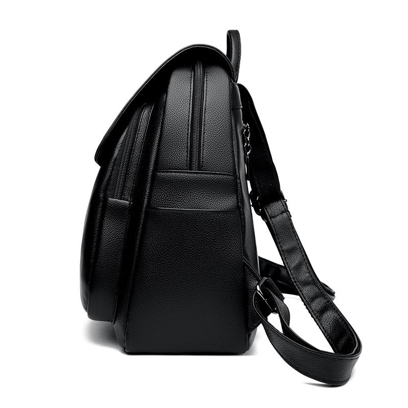 Dámský cestovní batoh Kožená perlová školní taška