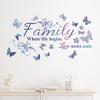 Living Room Background Decorated With Butterfly Mural Removable Glass Windows Bedroom Home Decoration Decals