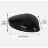 Right Passenger Wing Mirror Cover Cap Gloss Black For -2024 2025 Honda Civic