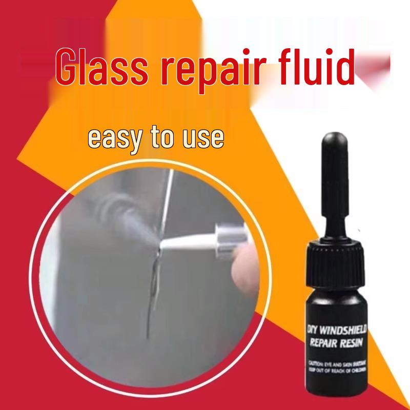 2 Flaschen Autoglas-Reparaturflüssigkeit: Unsichtbarer Reparaturkleber für Windschutzscheibenrisse und Kratzer – versandkostenfrei