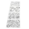 8pcs Colorable Shrink Plastic Sheets Hand Painted Shrink Film Sheets  DIY Ornaments