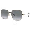 Jimmy Choo Dark Grey Square LadieS SunglaSSeS Lili S 02m2 9o 58